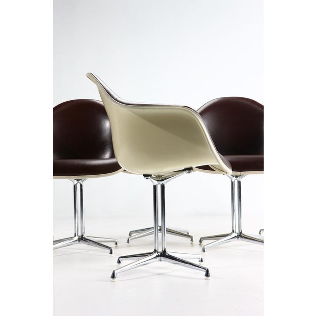 Plastic Dax Chairs by Ray and Charles Eames for Vitra, 1960s, Set of 6 For Sale - Image 7 of 18