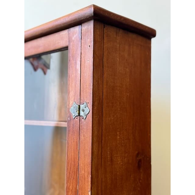 Antique Pine Display Case For Sale - Image 4 of 11