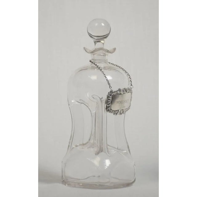 Glass Decanters with Stoppers, 1890s, Set of 2 For Sale - Image 3 of 6