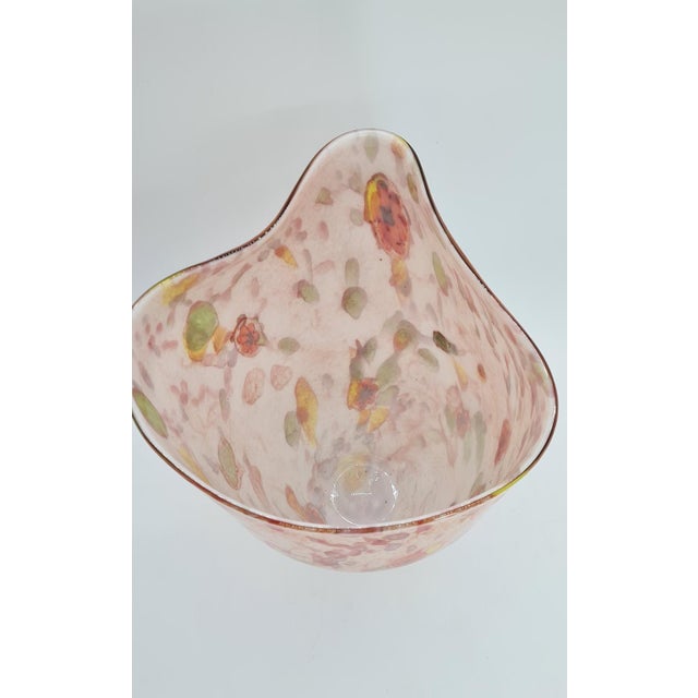 Red Large Vase in Artistic Confetti Glass, 1960s For Sale - Image 8 of 13