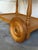 Oak Two-Tier Rolling Bar Cart Danish Mid-Century Modern Serving Trolley 1970s For Sale - Image 9 of 10