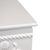 White A Classic European Baroque-Style White Embossed Storage Cabinet/Bathroom Vanity Base. For Sale - Image 8 of 14