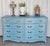 Gorgeous Vintage Double Dresser, French Provencial Circa 1950's piece, featuring eight spacious drawers, Painted on a...