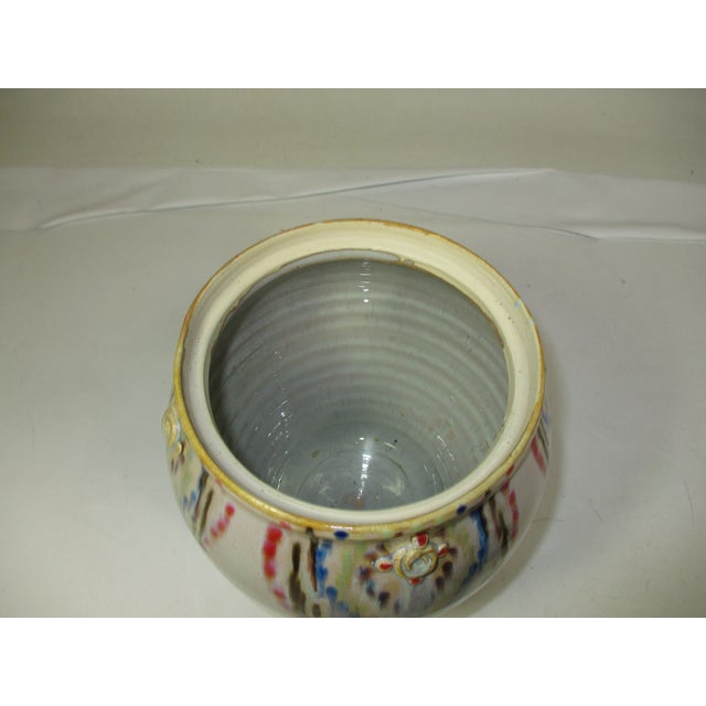 Studio Pottery Slip Glaze Covered Jars, Set of 2 For Sale - Image 6 of 11