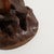 1960-1969 France Rich Walnut Brown Carved Walnut Floor Lamp For Sale - Image 10 of 11