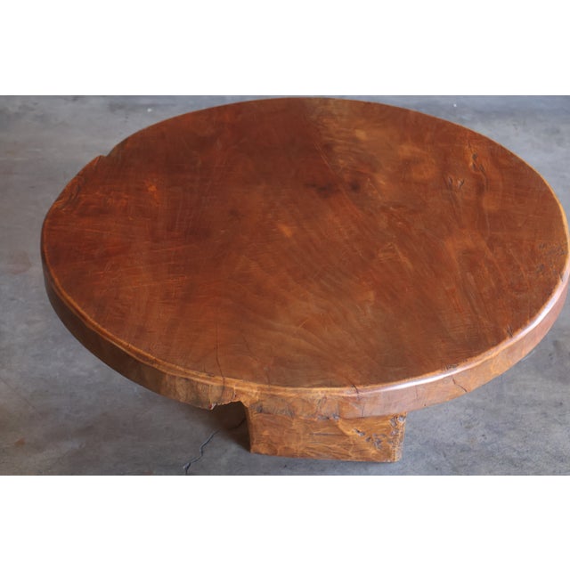 California Studio Craft Solid Walnut Coffee Table, 1960s For Sale - Image 9 of 17