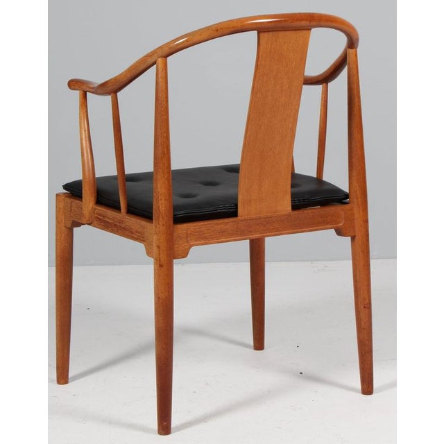 Wood Chinese Chair 4283 by Hans J. Wegner for Fritz Hansen For Sale - Image 7 of 8