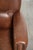 Brown Vintage Art Nouveau Sheepskin Armchair For Sale - Image 8 of 14