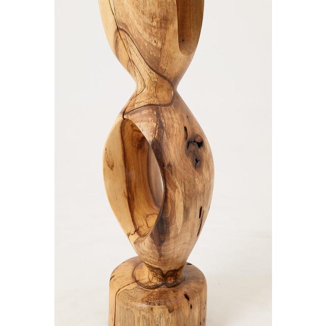 Still Stand Abstract Wood Sculpture by Logniture For Sale - Image 4 of 11
