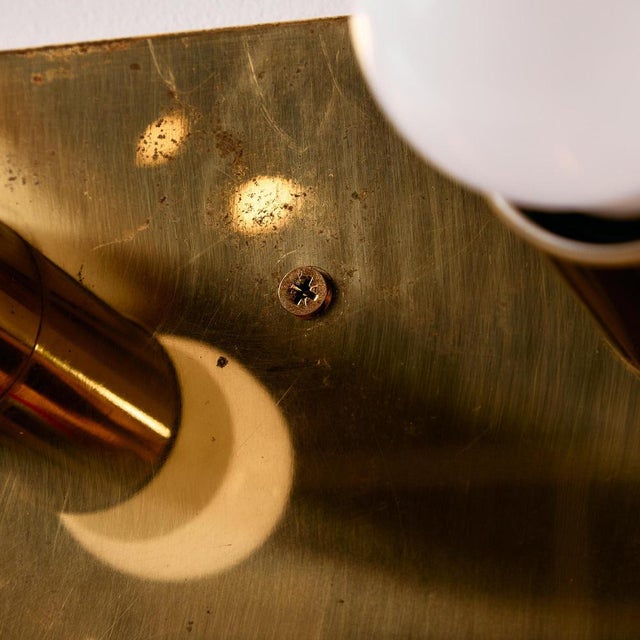 Gold Brass Wall Lamp For Sale - Image 9 of 18