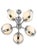Chrome-Plated Glass Chandelier, 1970s, in Very Good conditions. Designed 1970 to 1979 European Plug (up to 250V).The...