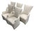Signature Designs for Artistica Home Juliet Armchairs + Casters, Set of Five For Sale