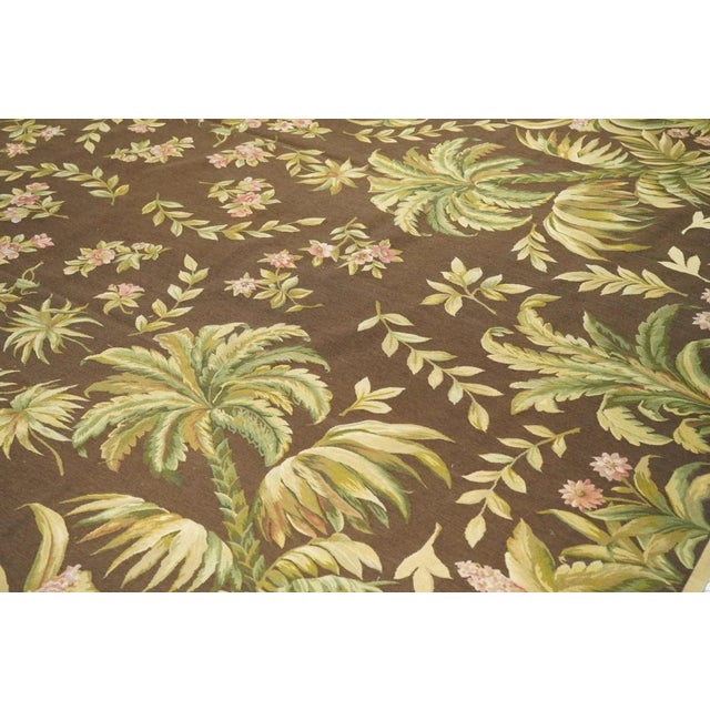 Early 21st Century Aubusson Rug 9' X 12' For Sale - Image 5 of 8