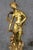 Auguste Moreau 1900 "Naissance De La Perle" Solid Brass Figural Maiden Table Lamp After Moreau For Sale - Image 4 of 15