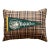 New York Niagra Falls Vintage Pennant on New Woven Throw Pillow For Sale