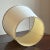 Metal Mid-20th Century Raw Silk Drum Shade For Sale - Image 7 of 9