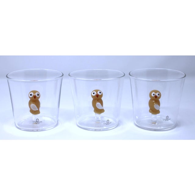 1990s 1990s Ichendorf Milan Woodland Tales Owl Tumblers For Sale - Image 5 of 7
