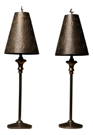 Vintage Table Lamps by Lam Lee for Leeazanne, 1990s, Set of 2