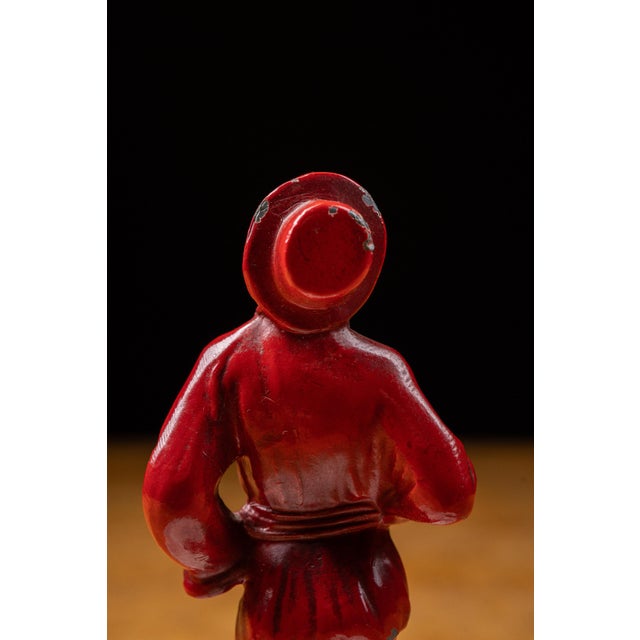 Early 20th Century J B Hirsch Art Deco Figural Alabaster Ashtray For Sale - Image 11 of 14
