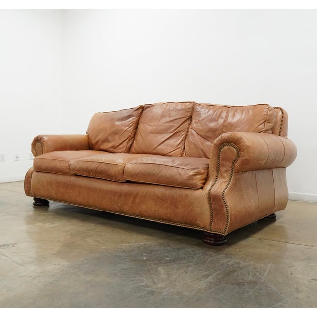 2010s Hancock & Moore September Leather Sofa For Sale - Image 5 of 18