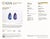 5.09 Ct Gia Certified Nh Color Change Sapphire & Diamond Ring Size 6.5 For Sale - Image 12 of 14