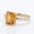 Not Yet Made - Made To Order Citrine & Cubic Zirconia Wedding Ring - November Birthstone Stacking Ring Us 7 For Sale - Image 5 of 5