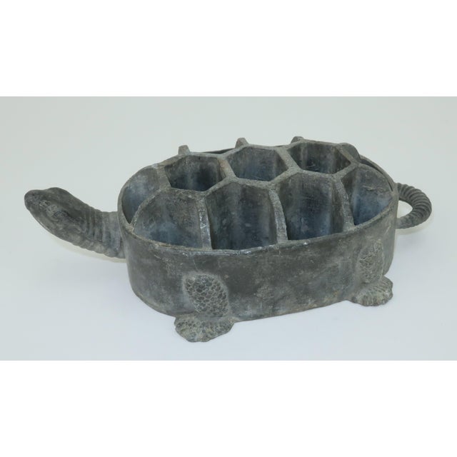 Vintage Japanese Stacking Turtle Flower Frogs, Set of 4 For Sale - Image 4 of 13