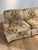 Custom Vintage Down Wrap Sofa in Ralph Lauren Tapestry Upholstery For Sale - Image 4 of 5