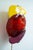 Red Handcrafted Glass Wall Light by Olga Meyzinger For Sale - Image 8 of 9