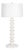 Fishbone Buffet Lamp, White Wash For Sale