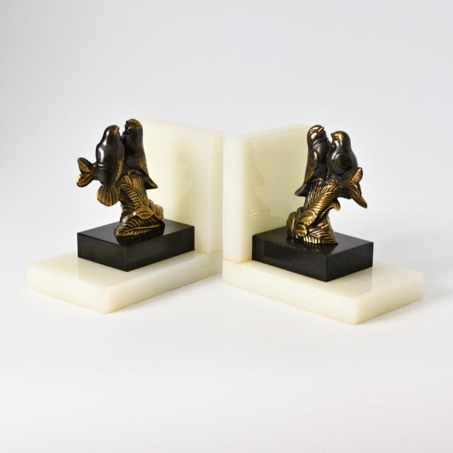 Art Deco Bird Bookends, 1930s, Set of 2 For Sale - Image 3 of 10
