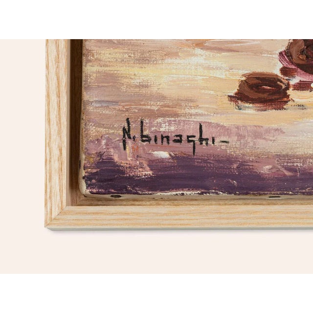 Nelly Binaghi, Seamstresses in Argentina, Oil on Canvas, Framed, Set of 2 For Sale - Image 9 of 14