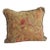 Gold & Orange Chelsea Textiles Tapestry Decorative Pillow For Sale