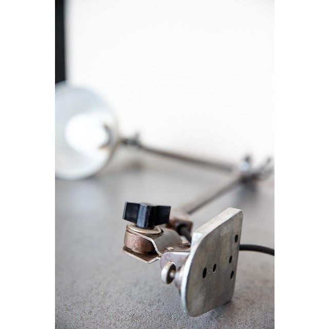 Black Workshop Lamp from Midgard / Industriewerke Auma, 1940s For Sale - Image 8 of 13
