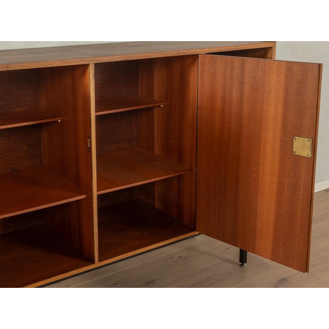 1960s Vintage Walnut Veneer Highboard, 1960s For Sale - Image 5 of 9