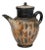 Mid 20th Century German Drip Glaze Ceramic Jug With Lid For Sale