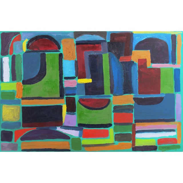 'Composition #7' by Jonathan Taylor, Architectural Abstract For Sale - Image 10 of 10