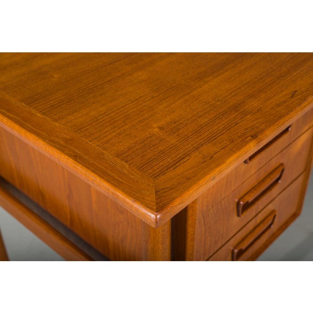 Mid-Century Danish Teak Desk from Gunnar Nielsen Tibergaard, 1960s For Sale - Image 12 of 18