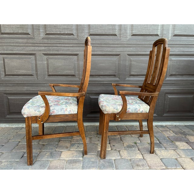 Mid-Century Modern Broyhill Premier Mid 20th Century Brutalist Style Dining Chairs For Sale - Image 3 of 12