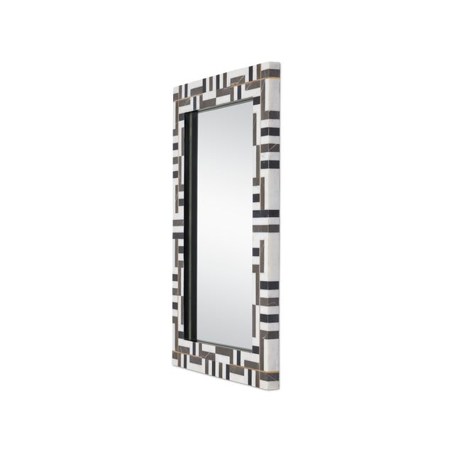 Currey & Company Currey & Company Gentry Rectangular Mirror For Sale - Image 4 of 4