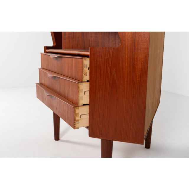 Vintage Danish Teak Cabinet with Drawer, 1960s For Sale - Image 9 of 17