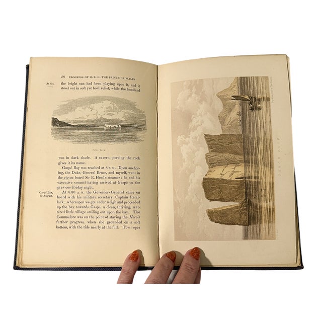 Antique 1st Ed Book: Journal of the Progress of h.r.h. The Prince of Wales Through British North America 1860 For Sale - Image 11 of 13