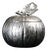 Vintage Silver Metal Pumpkin Ice Bucket by Mauro Manetti, 1970s For Sale