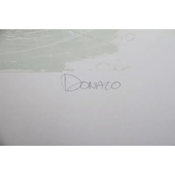 This lithograph, titled "Untitled-06/Hockey Player 6," was created by the artist, Donato. It is edition AP. Size: 23.5 x...