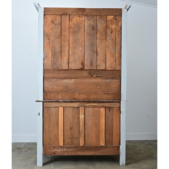 French French 19th Century Louis XV Painted Buffet a Deux Corps For Sale - Image 3 of 12