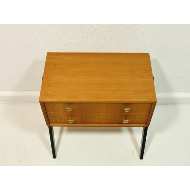 Black Mid-Century Modern Hallway Cabinet, 1960s For Sale - Image 8 of 13