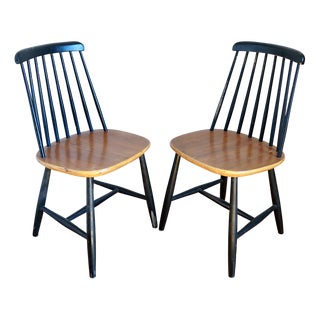 Set of Fanett Model Chairs by Tapiovaara, 1960s, Set of 2 For Sale