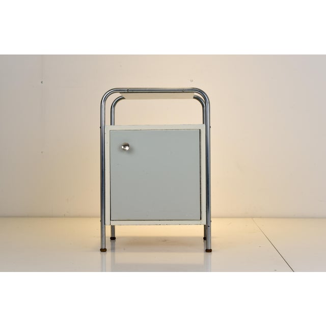 Czechoslovakian Bedside Table, 1930 For Sale - Image 4 of 11