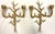 Plastic Vintage Felix Agostini Style Gold Faux Bois Branch Candle Wall Sconces- A Pair For Sale - Image 7 of 15