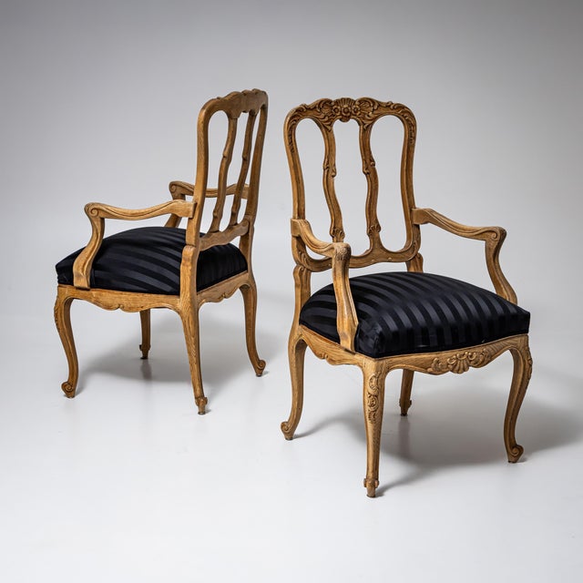 Vintage Side Chairs and Armchairs, Set of 8 For Sale - Image 10 of 15